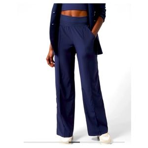 Athleta Nolita Wide Leg // Navy 4T NWT